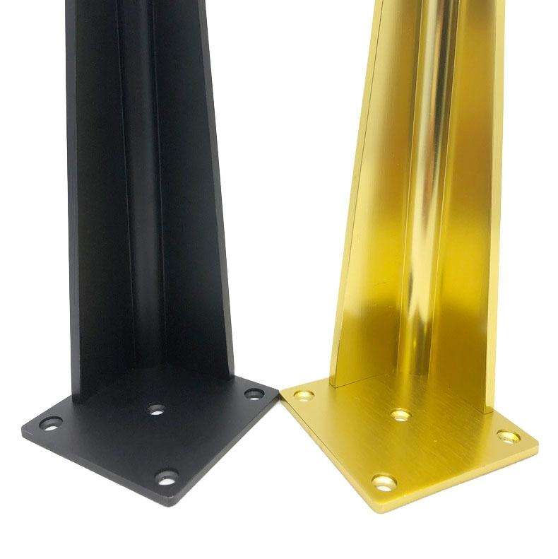 Adjustable All Aluminium Furniture Stand Legs, Height: 27cm(Silver)