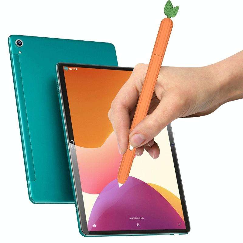 For Samsung Galaxy Tab S7 SM-870 / SM-T875 Fruit and Vegetable Shape Stylus Silicone Protective C...