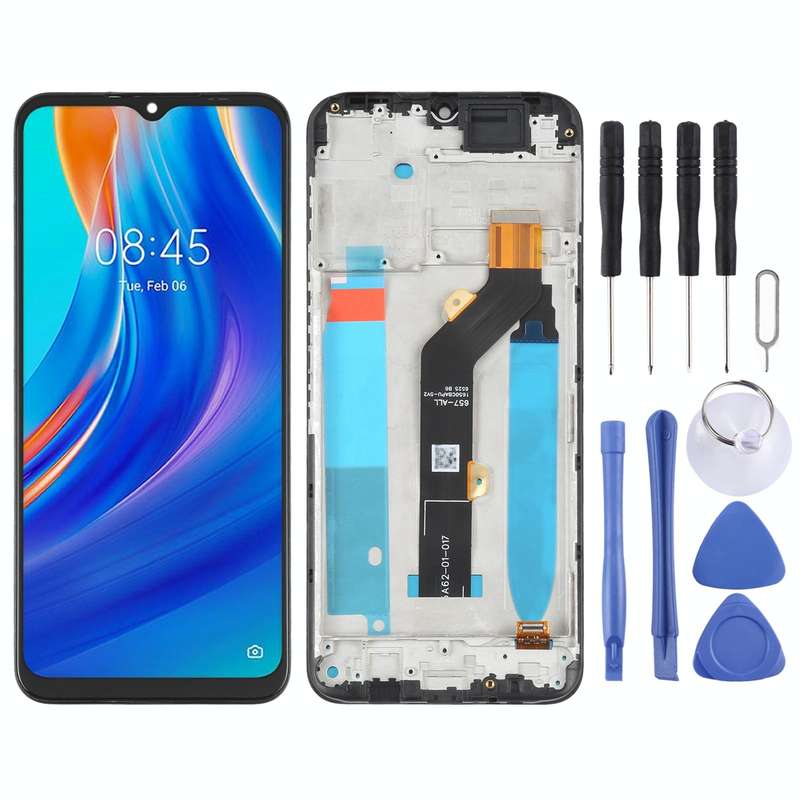 OEM LCD Screen For Tecno Spark 7T Digitizer Full Assembly with Frame