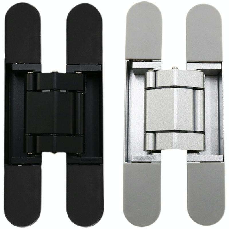 Three-Dimensional Adjustable Cross Hinge Folding Door Concealed Hinge, Specification: No. 4 Dumb ...