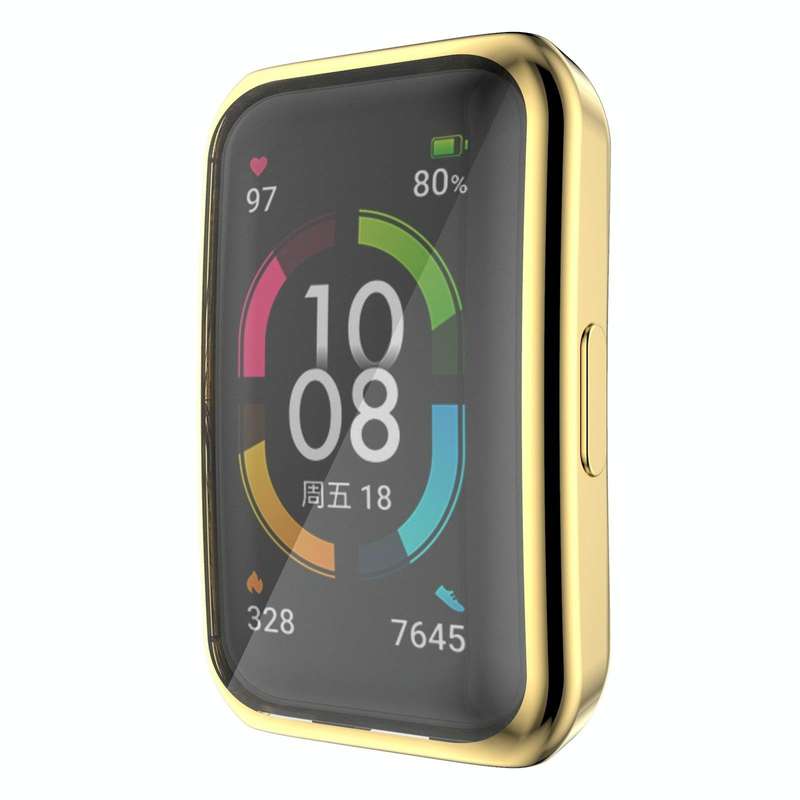 For Huawei Band 6 / 6 Pro / Honor Band 6 Full Coverage TPU Electroplating Protective Case Cover(G...