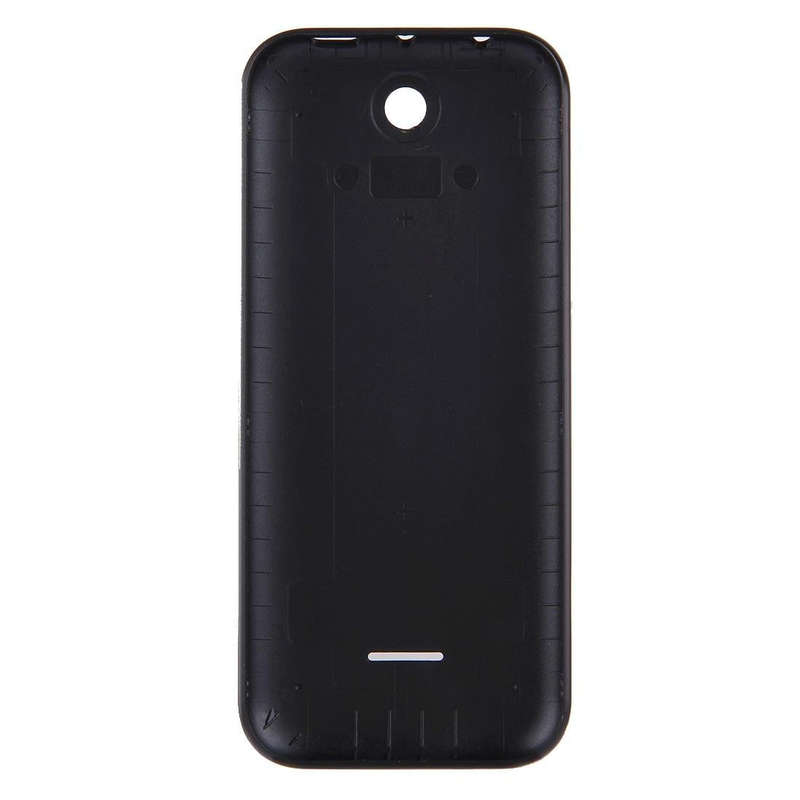 Solid Color Plastic Battery Back Cover for Nokia 225 (Black)