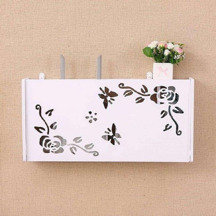 Socket Router Storage Box Set-top Box Decoration TV Cabinet Living Room Junction Box, Size:40.5x2...