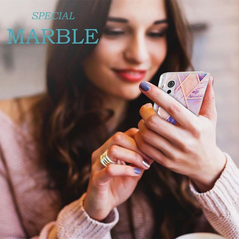 For LG Velvet 4G / Velvet 5G / G9 3D Electroplating Marble Pattern TPU Protective Case(Light Purple)