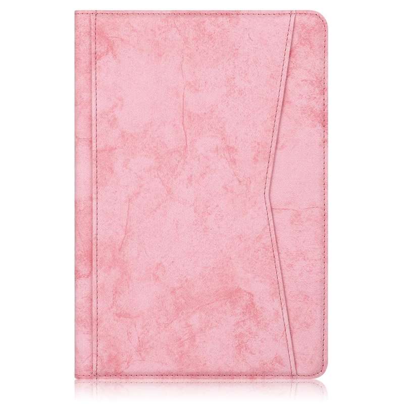 For Samsung Galaxy Tab S6 Lite P610/P615 Marble Cloth Texture TPU Horizontal Flip Leather Case wi...