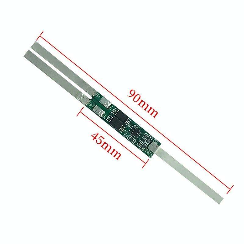 5pcs 7.4V Plus Nickel Long Strip Lithium Battery Protection Board 6A Overcurrent Battery Protecti...