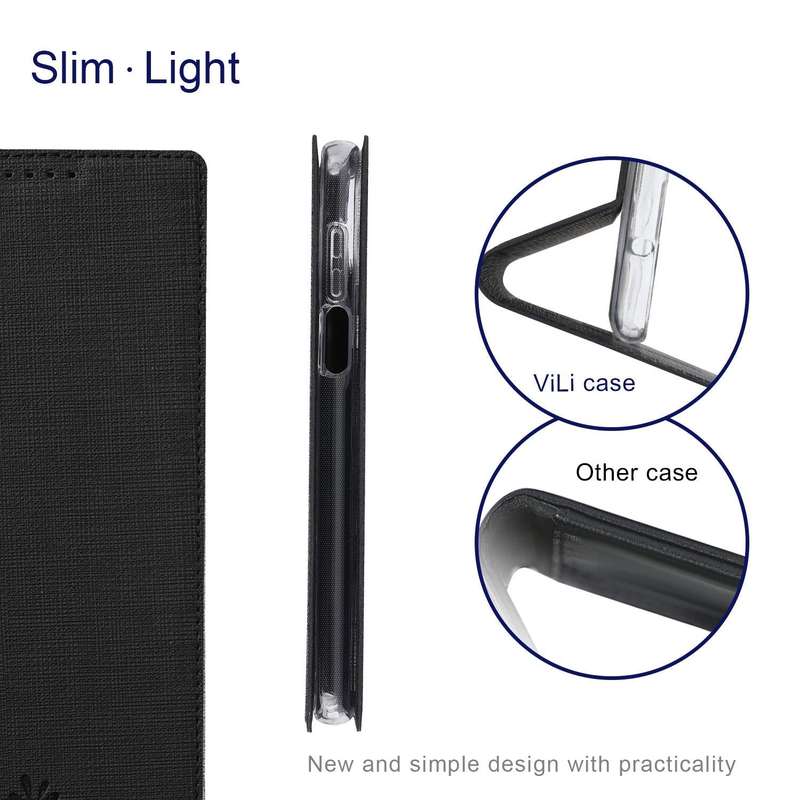 For Xiaomi Mi 11T / 11T Pro ViLi DMX Series Shockproof Magnetic Flip Leather Case(Black)