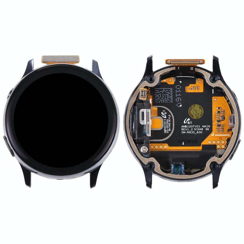LCD Screen and Digitizer Full Assembly With Frame for Samsung Galaxy Active2 SM-R830(Black)