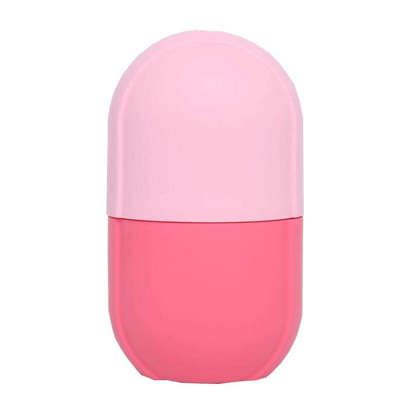 Massage Ice Tray Eye Bags Arms And Thighs Ice Pack Ice Tray, Color Classification: Capsule Pink