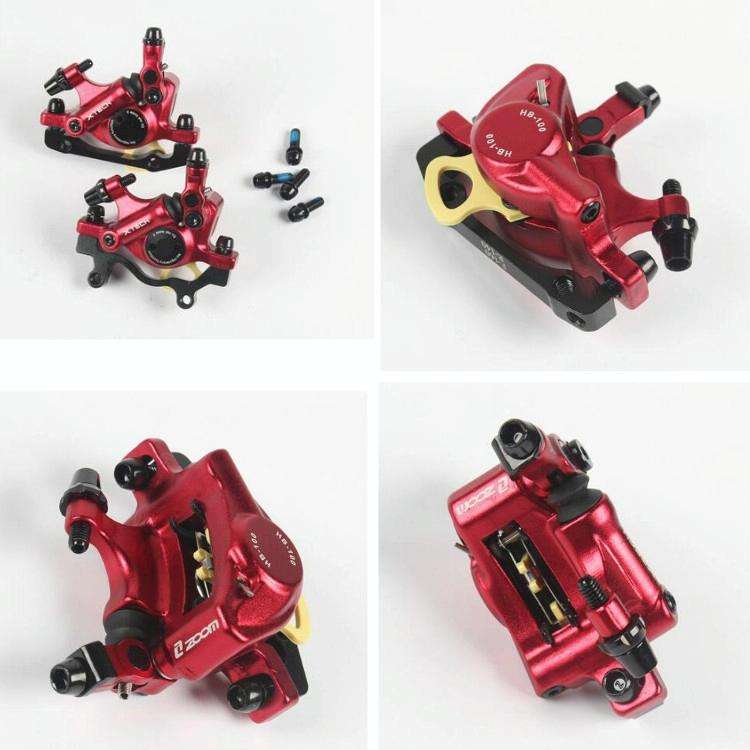 ZOOM HB100 Mountain Bike Hydraulic Brake Caliper Folding Bike Cable Pull Hydraulic Disc Brake Cal...
