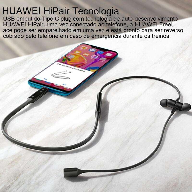 Original Huawei FreeLace CM70-C Bluetooth 5.0 Waterproof Hanging Neck Sports In-ear Bluetooth Hea...