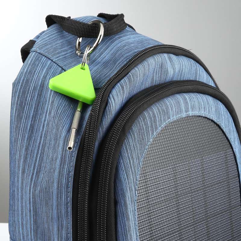 HCX003 Triangle Two-way Smart Bluetooth Anti-lost Keychain Finder (Green)