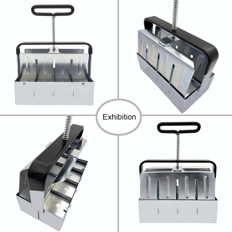 Handheld Seedling Soil Blocker Makes Eight 2 by 2 Inches Soil Blocks for Garden Prep