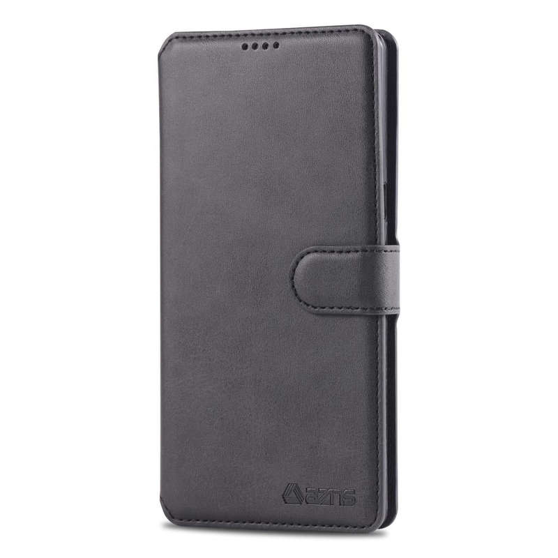 For Galaxy Note 8 AZNS Calf Texture Magnetic Horizontal Flip PU Leather Case with Holder & Card S...
