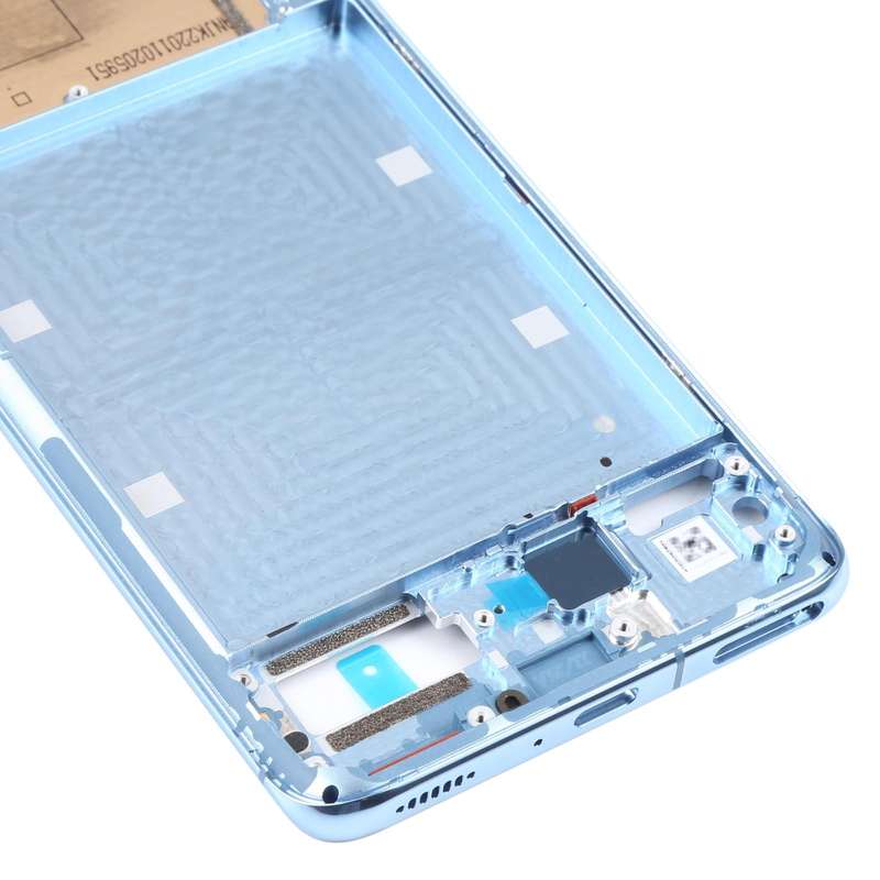 Original Front Housing LCD Frame Bezel Plate for Xiaomi Mi 11 (Blue)