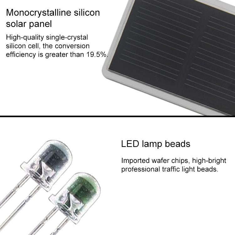 Solar Horseshoe Road Stud Light Car Guidance Light Road Deceleration Light, Constantly Bright Ver...