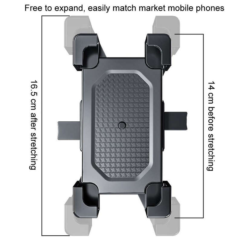 Shockproof Motorcycle Mobile Phone Holder Outdoor Bike Navigation Holder, Model: Rearview Mirror