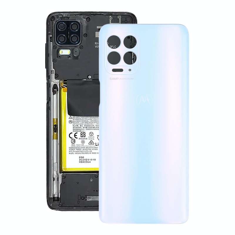 Battery Back Cover for Motorola Edge S(Silver)