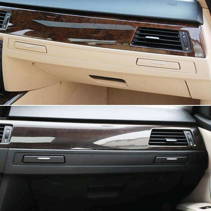 For BMW 3 Series E90 Left Driving Dashboard Water Cup Holder Decorative Frame 5145 7138 799(Grey)