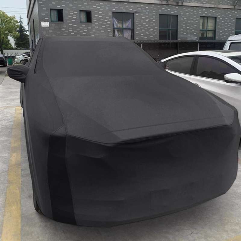 Anti-Dust Anti-UV Heat-insulating Elastic Force Cotton Car Cover for Hatchback Car, Size: 3.9m~4....
