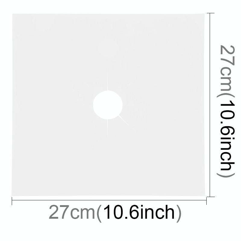 4 PCS Gas Furnace Surface Ultra-thin Fibre Material Stovetop Protective Cleaning Pad, Size: 27*27...