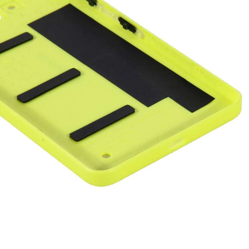 Frosted Surface Plastic Back Housing Cover for Microsoft Lumia 640(Yellow)