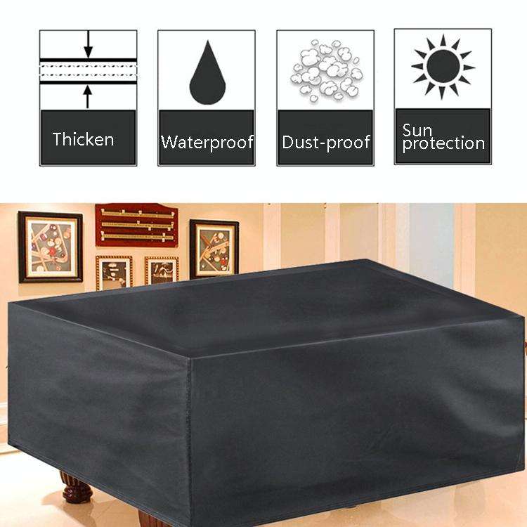 Billiard Table Dust Cover Billiard Protective Cover Water-Repellent Furniture Cover, Size: 260x13...