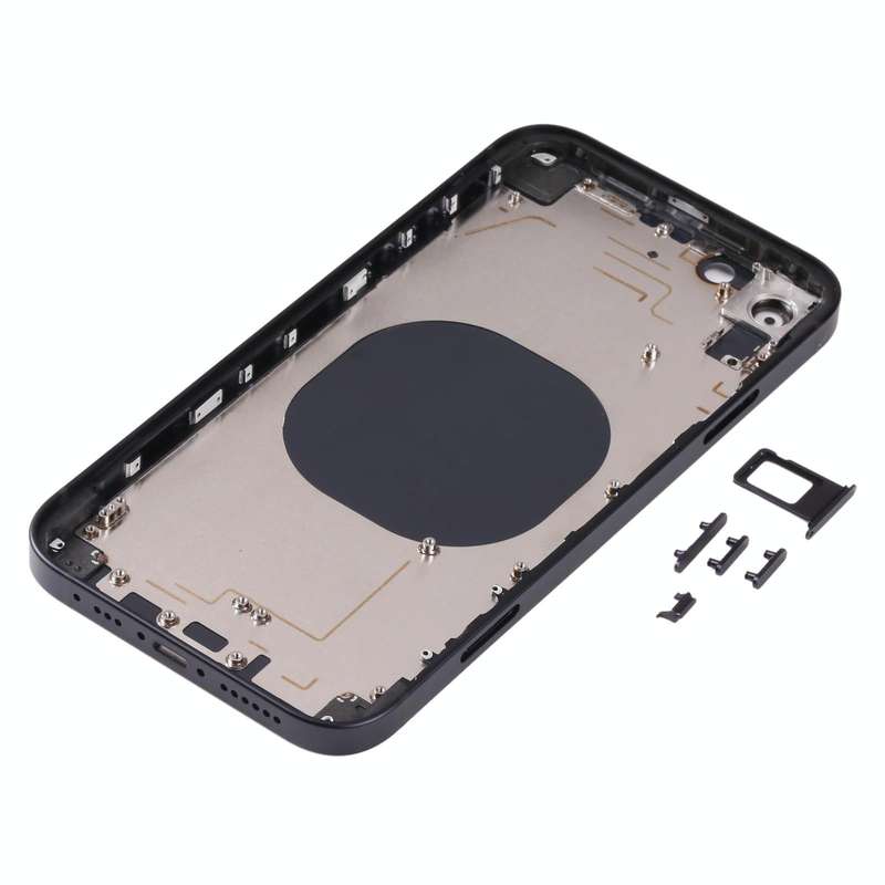Back Housing Cover with Appearance Imitation of iP13 for iPhone XR(Black)