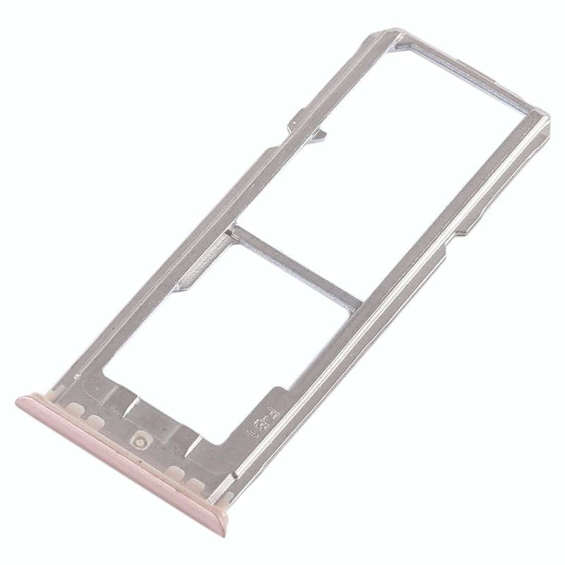 For OPPO A79 2 x SIM Card Tray + Micro SD Card Tray (Gold)