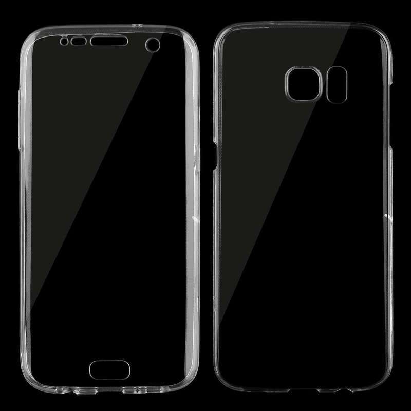 For Galaxy S7 Edge / G935 0.75mm Double-sided Ultra-thin Transparent TPU Protective Case (Transpa...