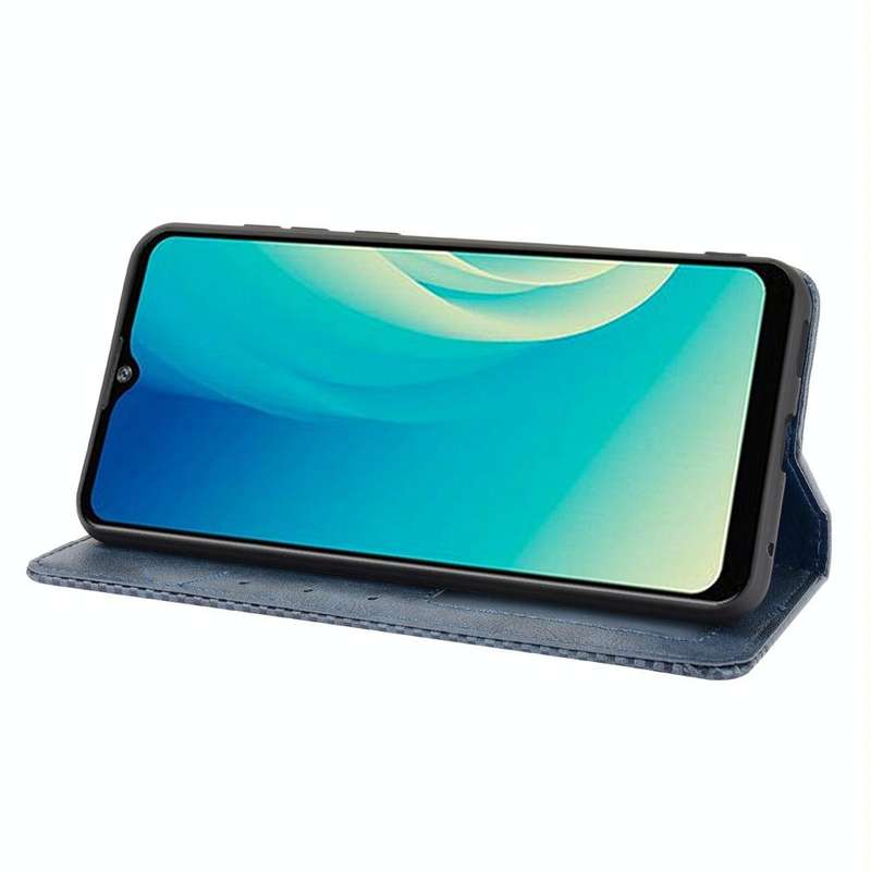 For ZTE Blade A7s 2020 Magnetic Buckle Retro Crazy Horse Texture Horizontal Flip Leather Case wit...