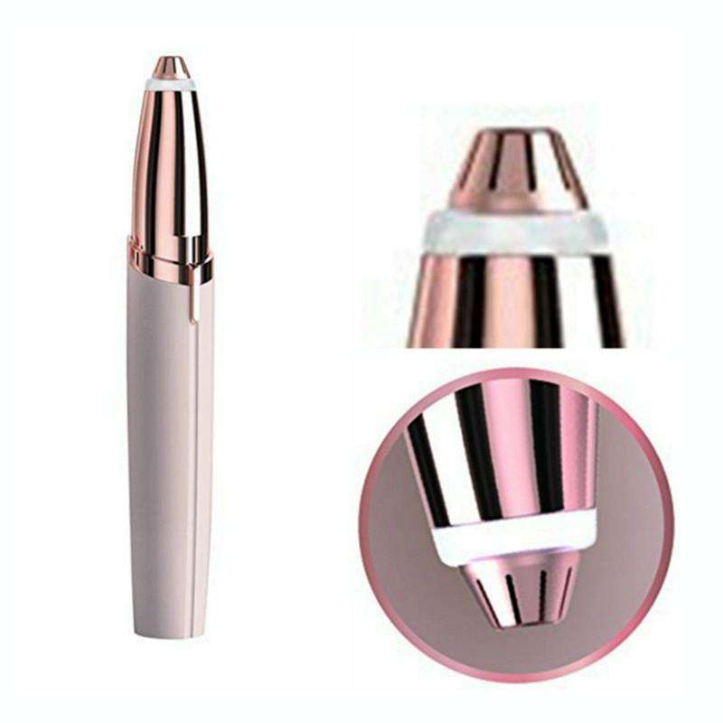 Multifunction Lipstick Eyebrow Trimmer Face Brows Hair Remover Electric Shaver Painless Eye Brow ...