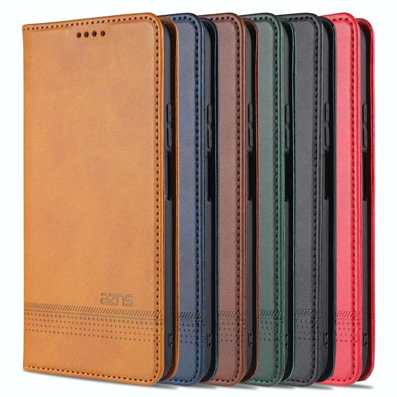 For vivo Y52s AZNS Magnetic Calf Texture Horizontal Flip Leather Case with Card Slots & Holder & ...