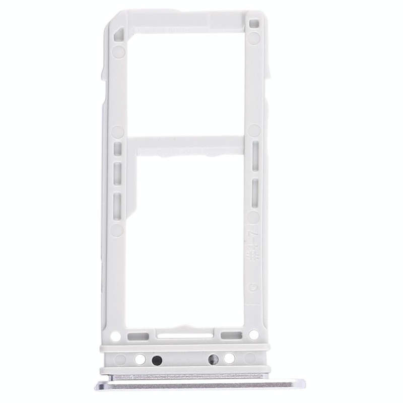 For Galaxy Note 8 2 SIM Card Tray / Micro SD Card Tray (Silver)