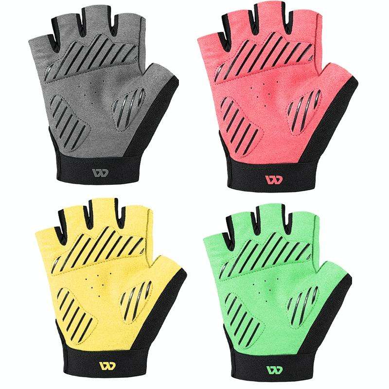 WEST BIKING YP0211210 Mountain Cycling Gloves Half Finger Breathable Anti-Slip Gloves Riding Equi...