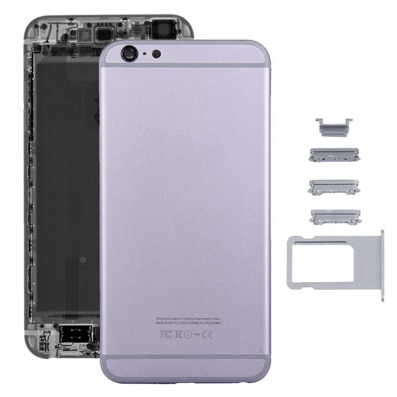 5 in 1 for iPhone 6s Plus (Back Cover + Card Tray + Volume Control Key + Power Button + Mute Swit...