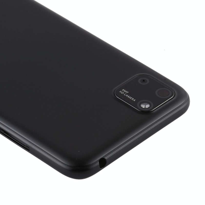 Original Battery Back Cover with Camera Lens Cover for Huawei Y5p(Black)