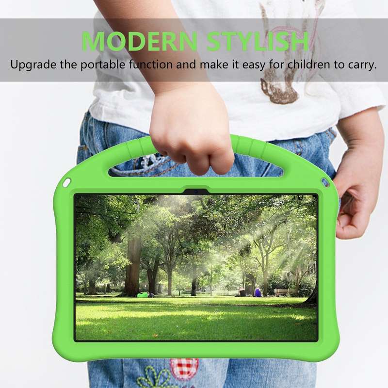 For Honor Pad X9 EVA Shockproof Tablet Case with Holder(Green)