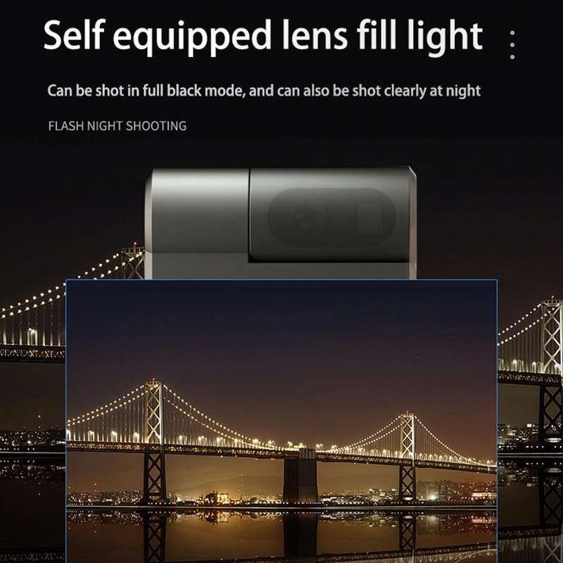 B40 1080P Portable Mini Camera HD Video Recorder Support Loop Recording & Motion Detection(Silver)