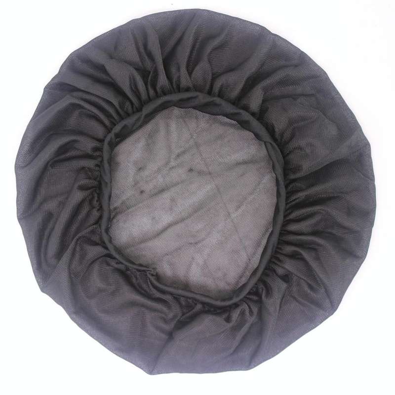 Coconut Nightcap Air Conditioning Cap Long Hair Cap Wide Band Satin Bonnet(White)