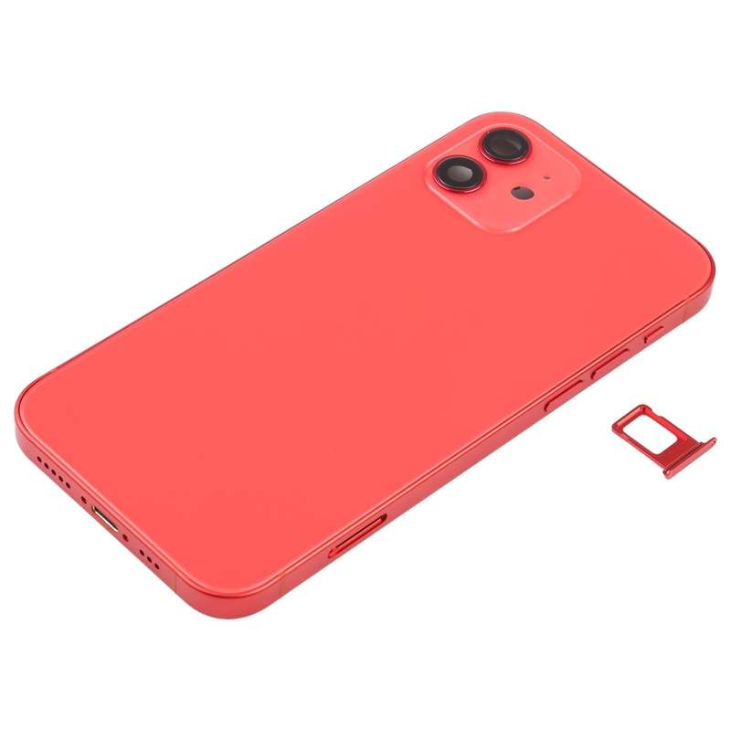 Battery Back Cover (with Side Keys & Card Tray & Power + Volume Flex Cable & Wireless Charging Mo...