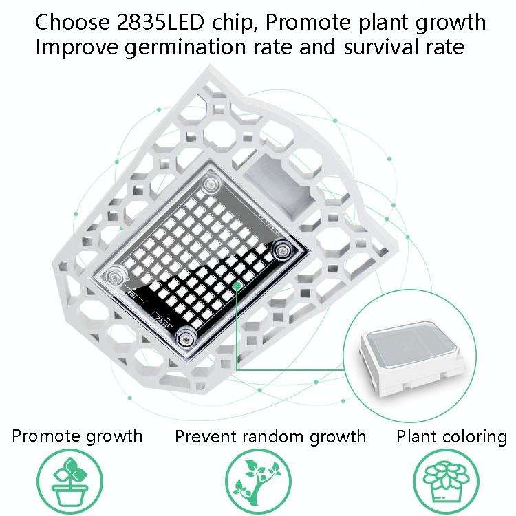 LED Plant Lamp Full Spectroscopy Red And Blue Fill Light Plant Growth Lamp, Power: E26 240 Beads