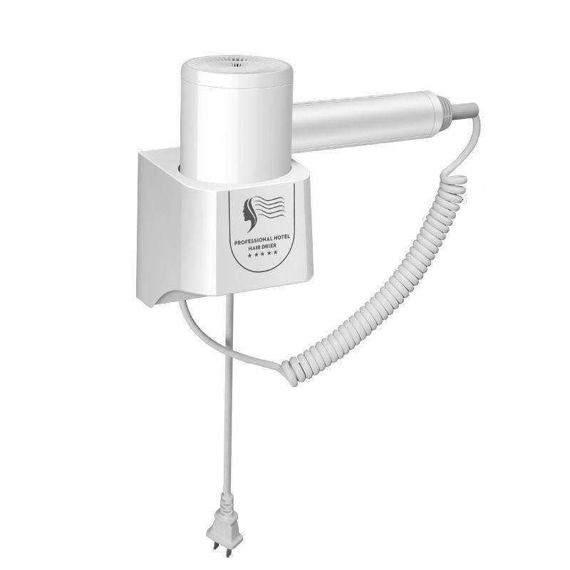 Hotel Hair Dryer Wall Mount High Power Hair Dryer Household Hair Cylinder Dryer, CN Plug(Hotel Ha...