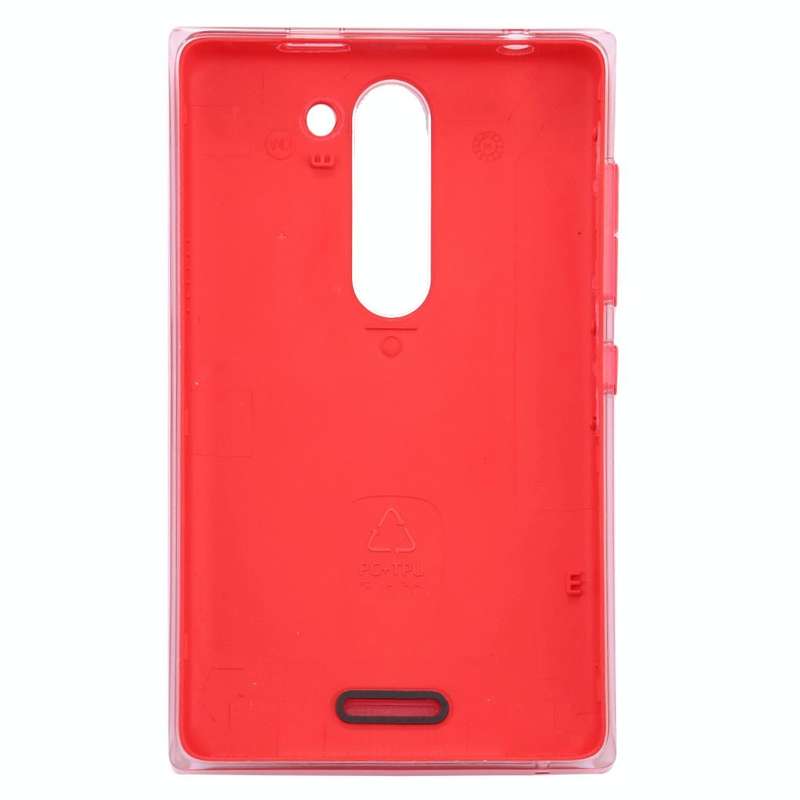 Dual SIM Battery Back Cover for Nokia Asha 502 (Red)