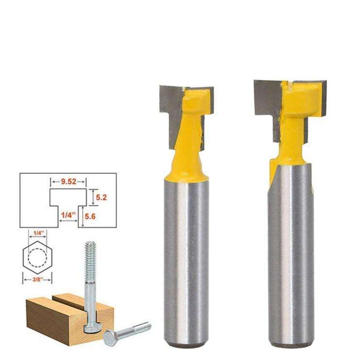 Woodworking Milling Cutter 8-handle Keyhole Cutter Photo Frame Wall-mounted T-type Keyhole Cutter...