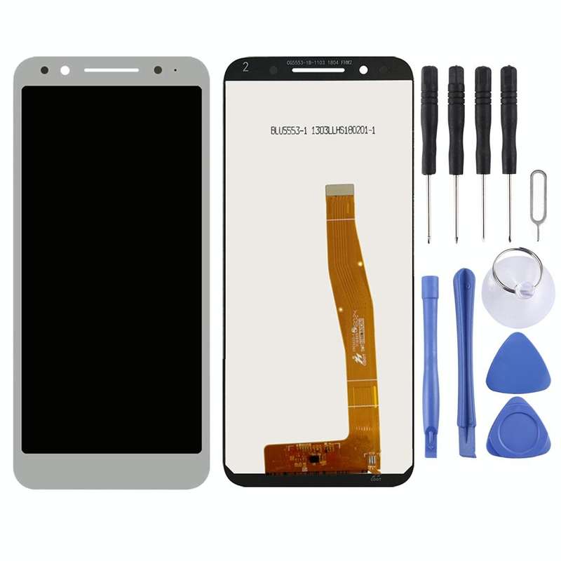 OEM LCD Screen for Alcatel 3 / 5052 / 5052D / 5052Y with Digitizer Full Assembly (White)