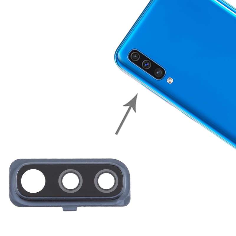 For Samsung Galaxy A50 10pcs Camera Lens Cover (Black)