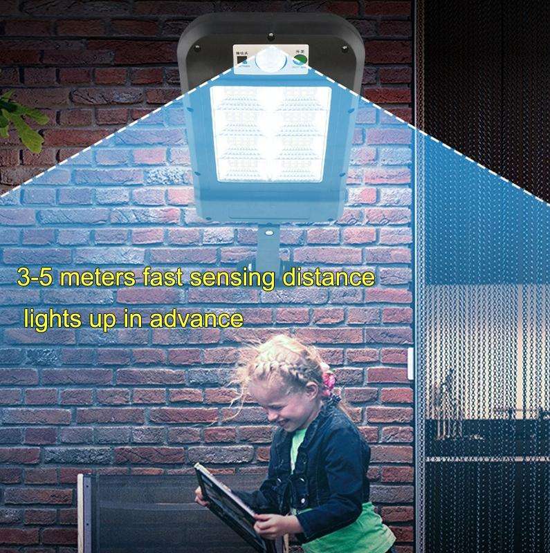 Solar Wall Light Outdoor Waterproof Human Body Induction Garden Lighting Household Street Light 4...