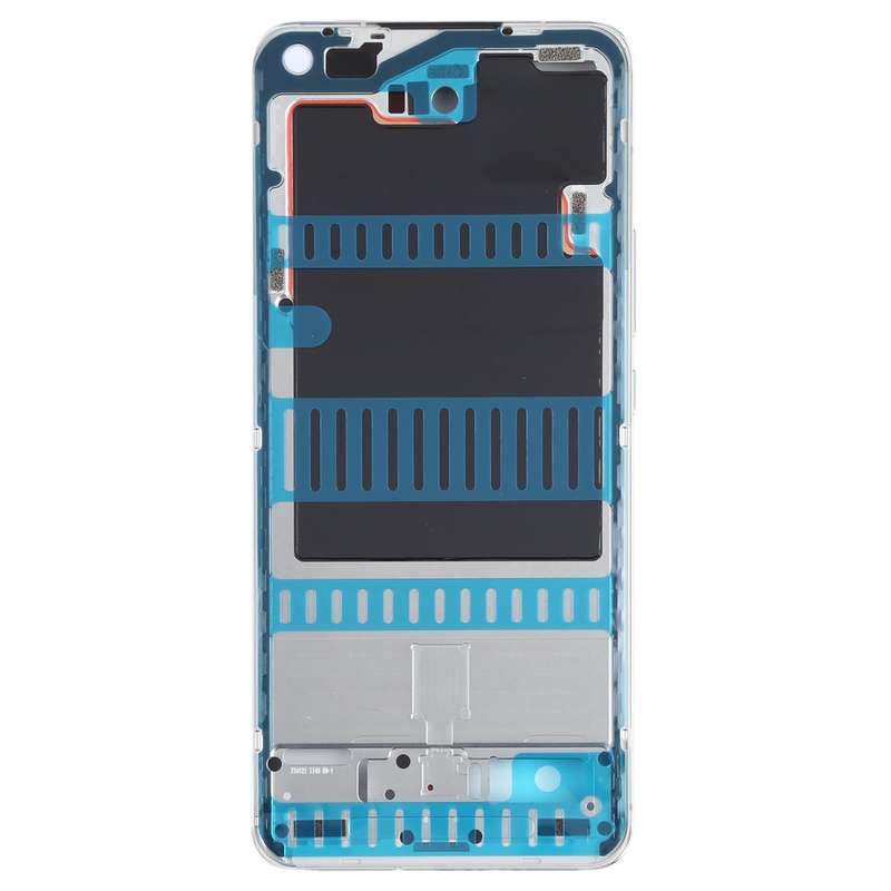 Original Front Housing LCD Frame Bezel Plate for Xiaomi Mi 11 Pro M2102K1AC (Silver)