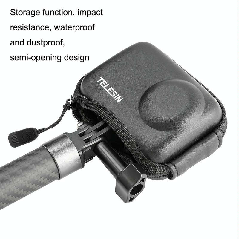 For DJI Osmo Action 3 TELESIN OA-BAG-002 Body Protective Bag Mini Storage Package Camera Accessor...